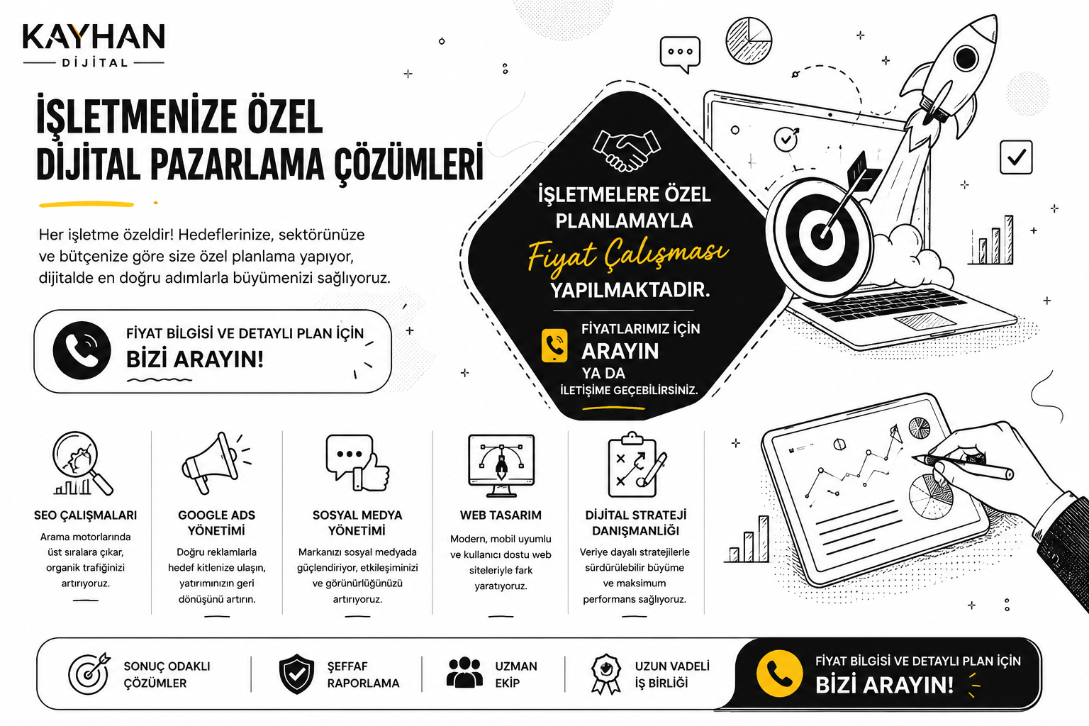 İşletmenize Özel Dijital Pazarlama Çözümleri